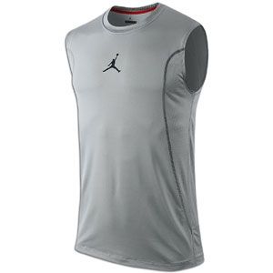 Jordan Get Ready Fitted Sleeveless Shirt   Mens   Matte Silver/Black