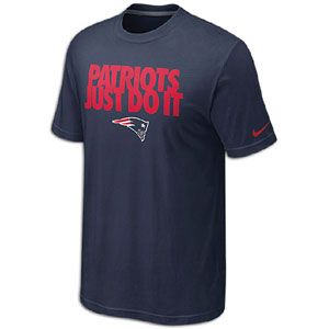 Nike NFL Just Do It T Shirt   Mens   New England Patriots   College