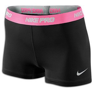 Nike Pro 2.5 Compression Short   Womens   Black/Polarized Pink