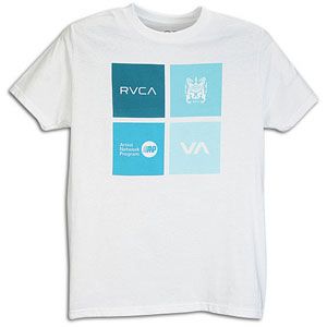 RVCA Multiply S/S T Shirt   Mens   Skate   Clothing   White