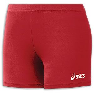 ASICS® 4 Court Short   Womens   Volleyball   Clothing   Red