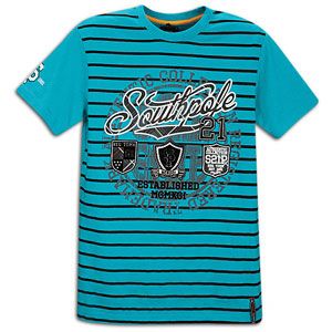 Southpole Screen / Flock Print S/S T  Shirt   Mens   Casual