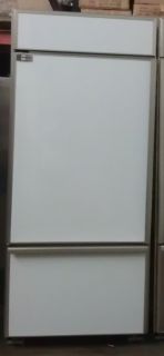 GE Monogram ZIC360NXLH 36 Built in Bottom Freezer Refrigerator Panel