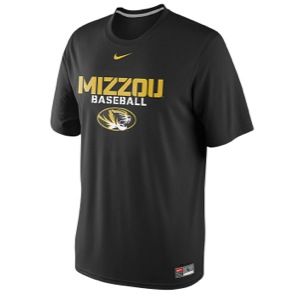 Nike Baseball Dri Fit Legend T Shirt   Mens   Missouri Tigers   Black