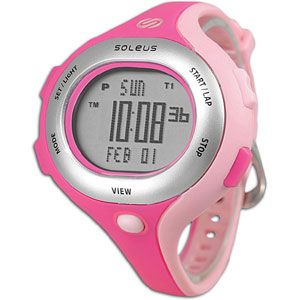 The Soleus Chicked watch features a co molded polyurethane strap, 30