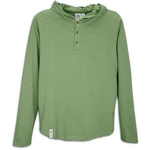 LRG Core Collection Henley Hoodie   Mens   Skate   Clothing   Olive