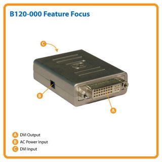 Tripp Lite B120 000 DVI Dual Link Extender, DVI F/F