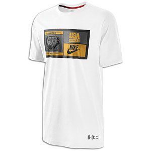 Nike USA Logo S/S T Shirt   Mens   Casual   Clothing   White