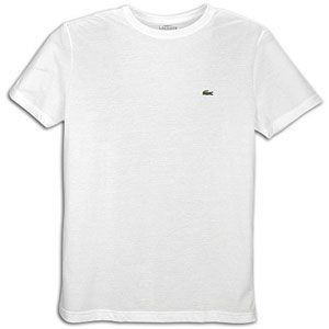 Lacoste Pima Jersey Crewneck S/S T Shirt   Mens   Casual   Clothing