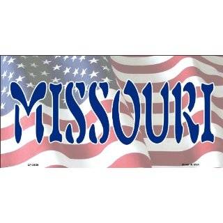 American Flag (Missouri) License Plates 