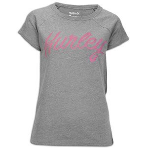 Hurley Bolt Fleece T Shirt   Womens   Casual   Clothing   Heather