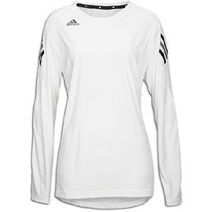 adidas On Field L/S Jersey   Womens   Volleyball   Clothing   White
