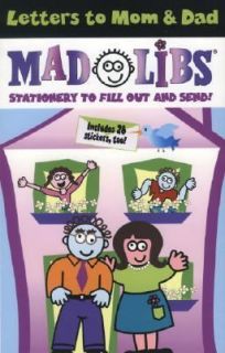 Mad Libs Letters to Mom Dad Kids Humor Book Word Game