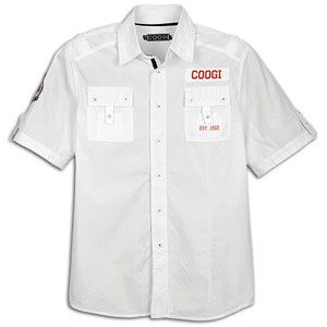 Coogi Aussy Woven S/S   Mens   Casual   Clothing   White