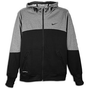 Nike XD Full Zip Hoodie   Mens   Black/Charcoal Heather/Black/Black