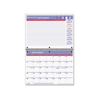 * Recycled Monthly Desk/Wall Calendar, 11 x 8, 2012 2013