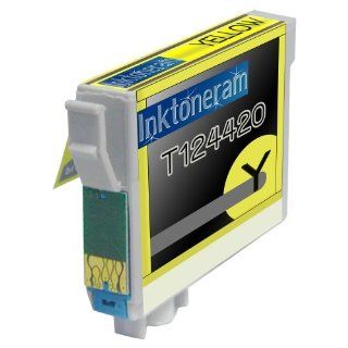 1 New Remanufactured T124420 Epson 124 T1244 Yellow Ink