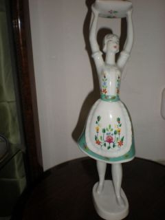 Hollohaza Porcelain Hungarian Girl Figurine
