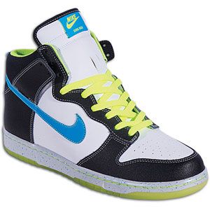 Nike Dunk High   Mens   Skate   Shoes   White/Blue Glow/White/Pure