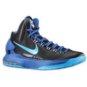 Nike KD V   Mens   Basketball   Shoes   Black/Blue Glow/Game Royal