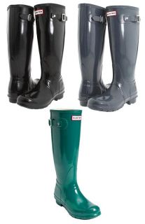 Hunter Original Gloss Womens Water Raining Boot Shoes All Sizes