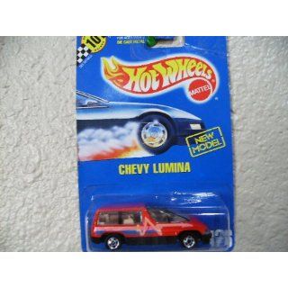 Lumina Wagon on All Blue Card #126 Red with Basic Wheels Toys & Games