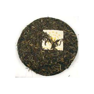 2001 Aged Green Cake Tea Leaves   Vintage Pu erh Teas 