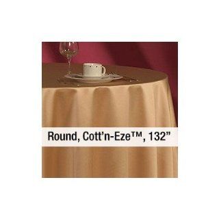 132 Round Cottn Eze Tablecloth [Set of 2] Color Dusty