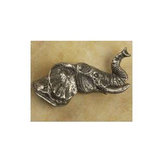 Anne At Home 147 134 Pewter w/ Verde Wash Elephant Head