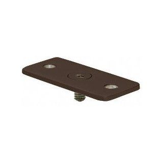 CRL Dark Bronze Optional Flat Hand Rail Adapter Plate for