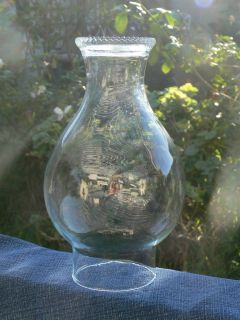 Hurricane Clear glass Oil lamp shade Chimney globe 3 Fitter 8 5 inches