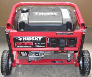 Husky Subaru Gas Powered 5000 6250 Watt Generator HU5000BP 79
