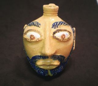 Billy Hussey Pottery Great Little Face Jug Kiln 32