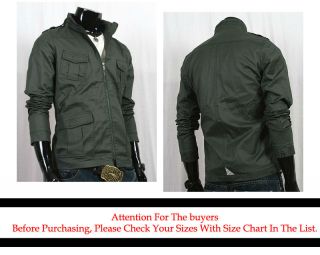 DK Shop PU Coating Waterproof Cotton Twill Windbreaker Jacket Coat J01