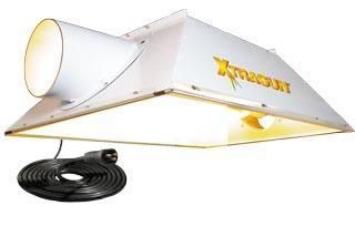 Hydrofarm Xtrasun Mondo Reflector Grow Light Fixture Hood Lightweight