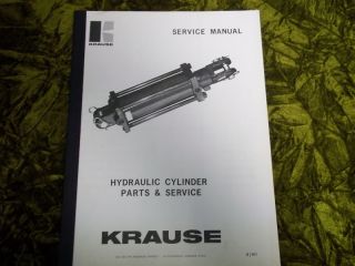 Krause Hydraulic Cylinder Parts Service Manual