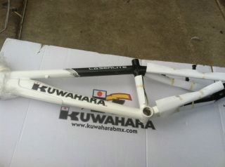 Kuwahara Laserlite XXL Black White BMX racing bicycle frame NEW ONLY 1