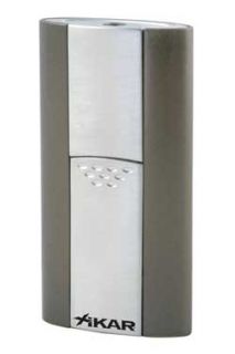 Xikar Flash Single Flame Butane Lighter in Gunmetal