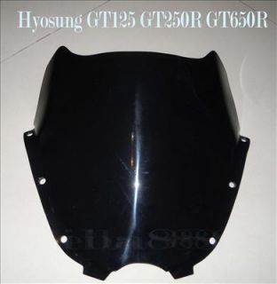 Windshield Windscreen Hyosung GT125 GT250R GT650R GT650S Double Bubble