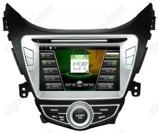  DVD Player GPS Navigation for Hyundai Elantra 2012 Free GPS Map
