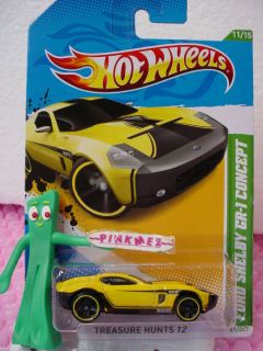 New Case J 2012 i Treasure Hunt 11 FORD SHELBY GR 1 CONCEPT 61 YELLOW