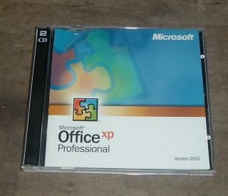 Microsoft Office XP Professional 2002 Full Retail Version
