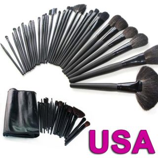 Cosmetic Natural Eyeshadow Professional Makeup Brush Set 32 PCS + Kit