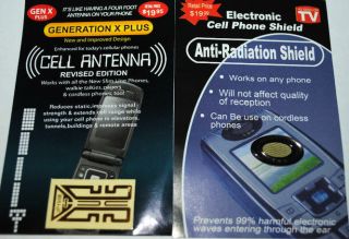 Generation x Plus Cell Phone Antenna Booster EMF Anti Radiation Wave