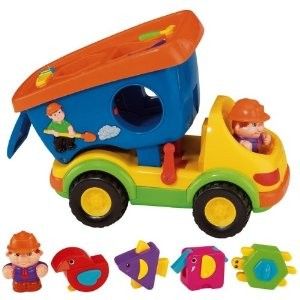 Iplay Super Shapes Dump Truck Preschool Sorting Toy New