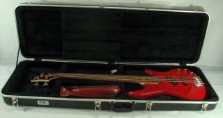 Ibanez Gio Soundgear 4 String Red Electric Bass Guitar in Case