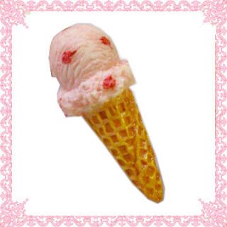 Sweet Dessert Charm DIY Pendant Mix Berry Ice Cream