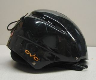 OVO Junior Snow Ski Snowboard Helmet Black XS