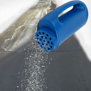 Winter Salt Dispenser for de Icing by Trademark Tools Great Gift for