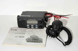Icom Model IC M45 VHF Marine Radio Transceiver